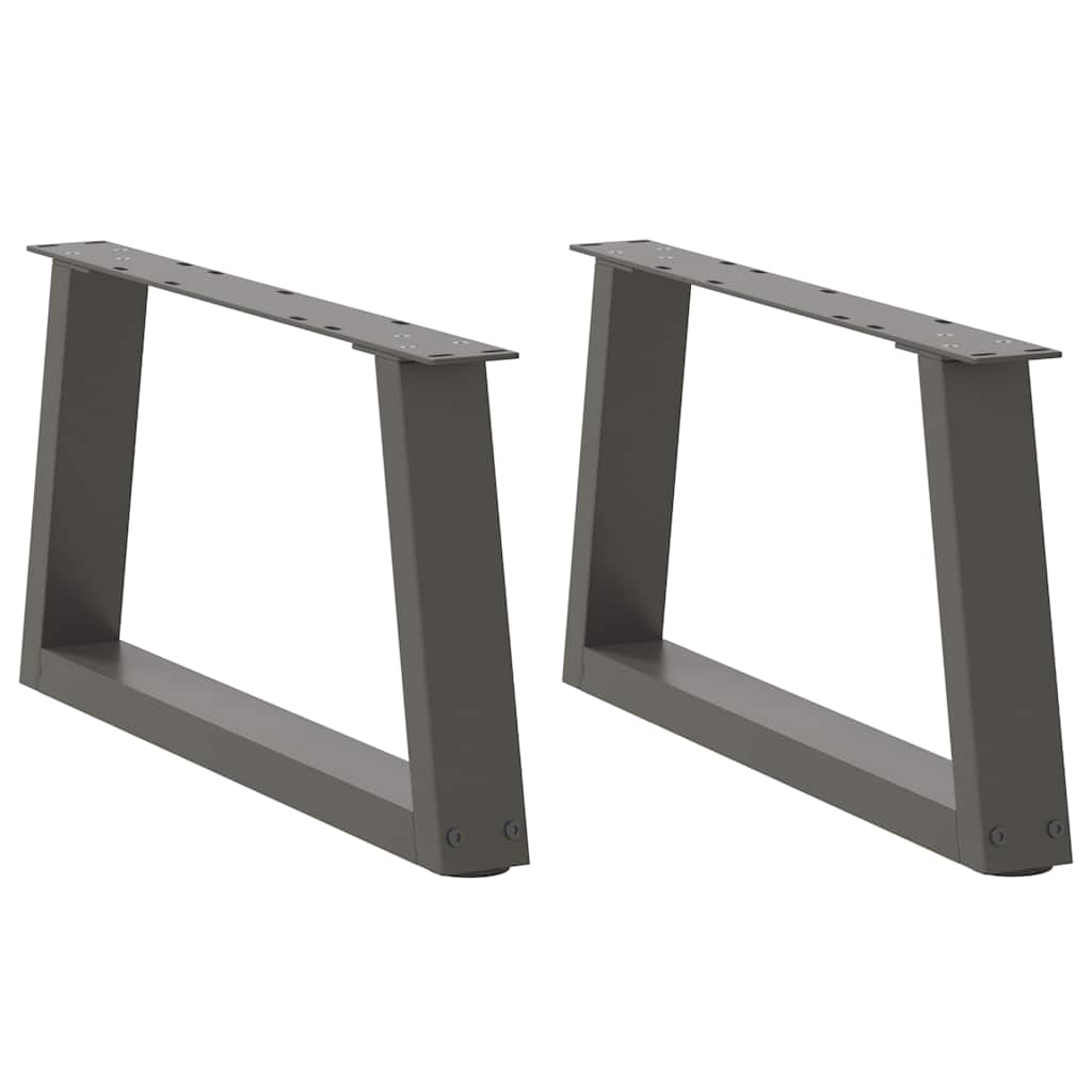 Salontafelpoten 2 st V-vormig 70x(30-31,3) cm staal antraciet is nu te koop bij PeponiXL, paradijselijk wonen!