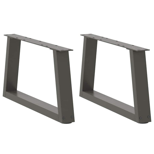Salontafelpoten 2 st V-vormig 70x(30-31,3) cm staal antraciet is nu te koop bij PeponiXL, paradijselijk wonen!