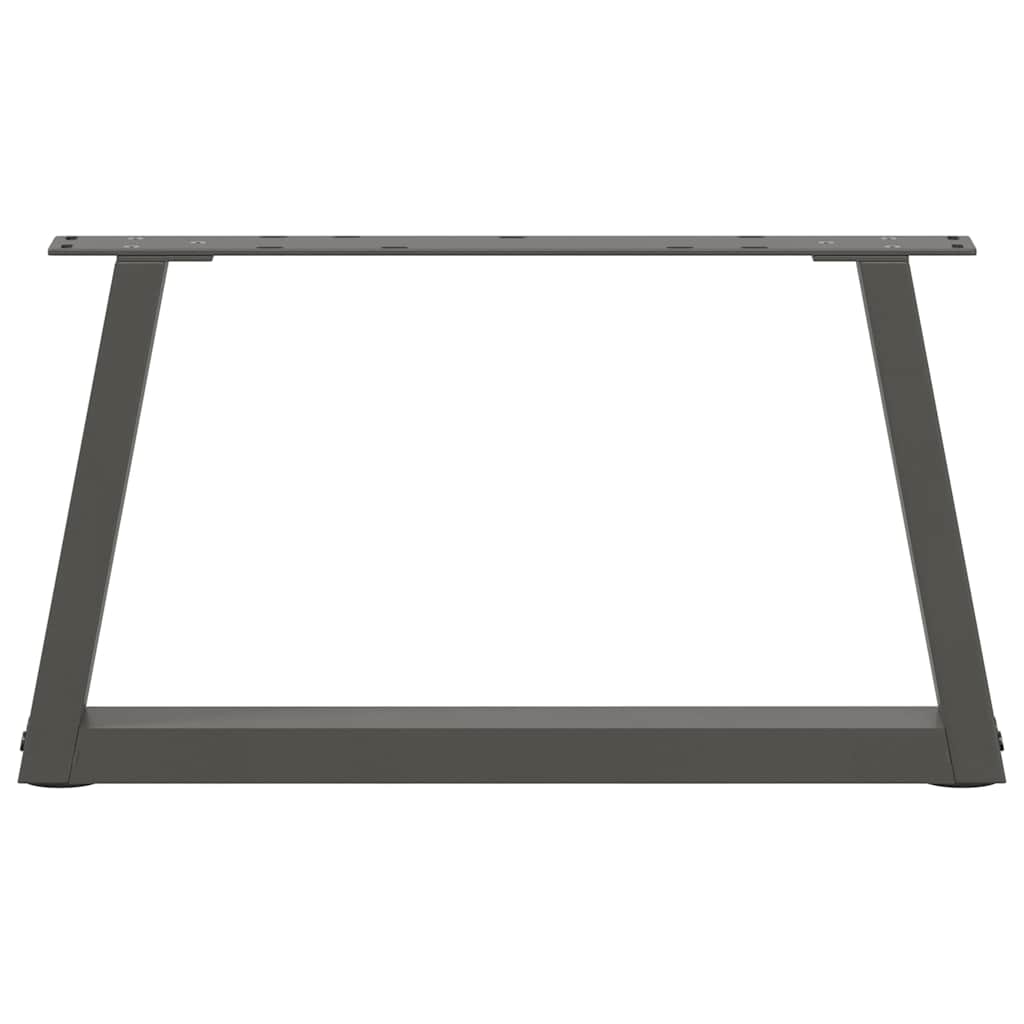 Salontafelpoten 2 st V-vormig 70x(30-31,3) cm staal antraciet is nu te koop bij PeponiXL, paradijselijk wonen!