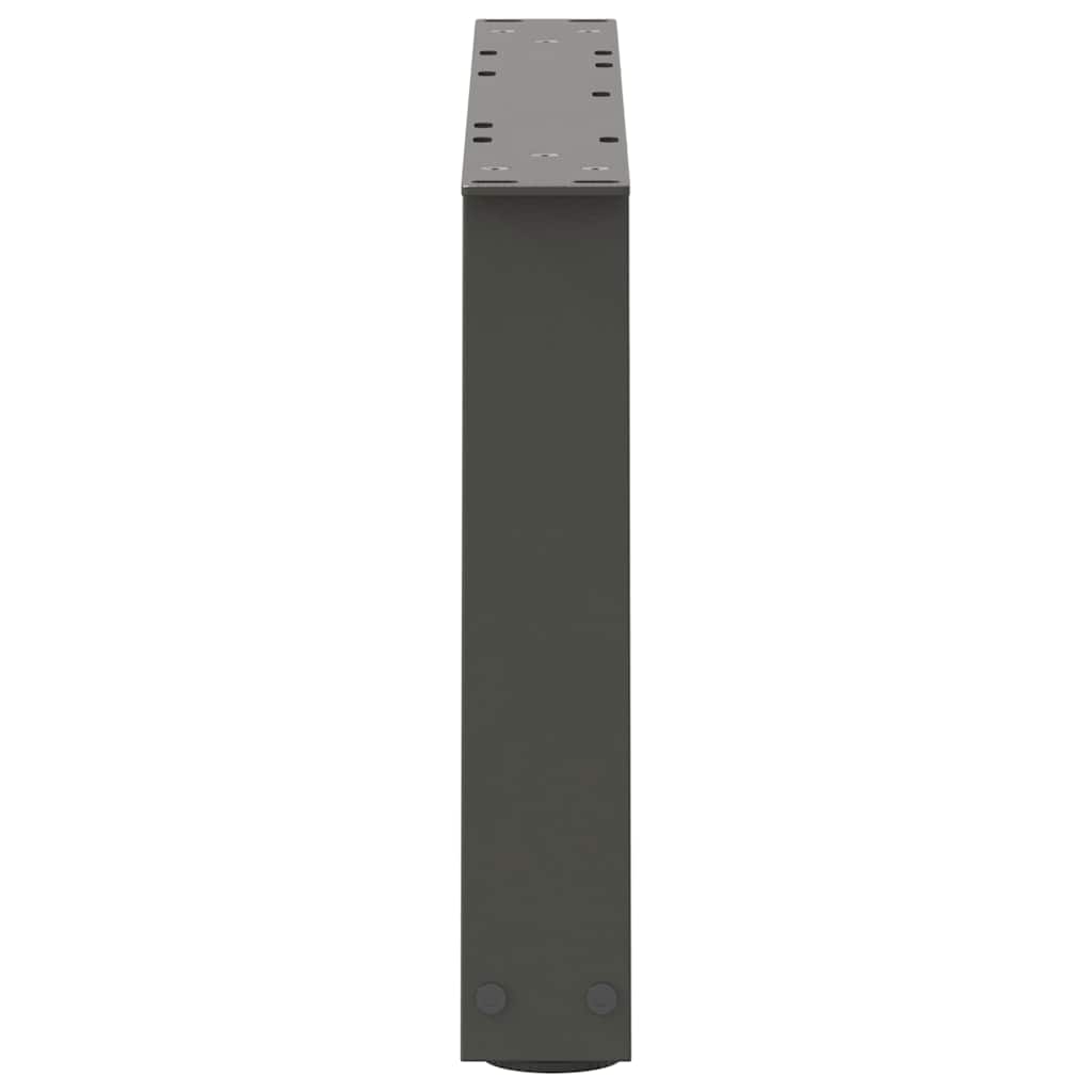 Salontafelpoten 2 st V-vormig 70x(30-31,3) cm staal antraciet is nu te koop bij PeponiXL, paradijselijk wonen!