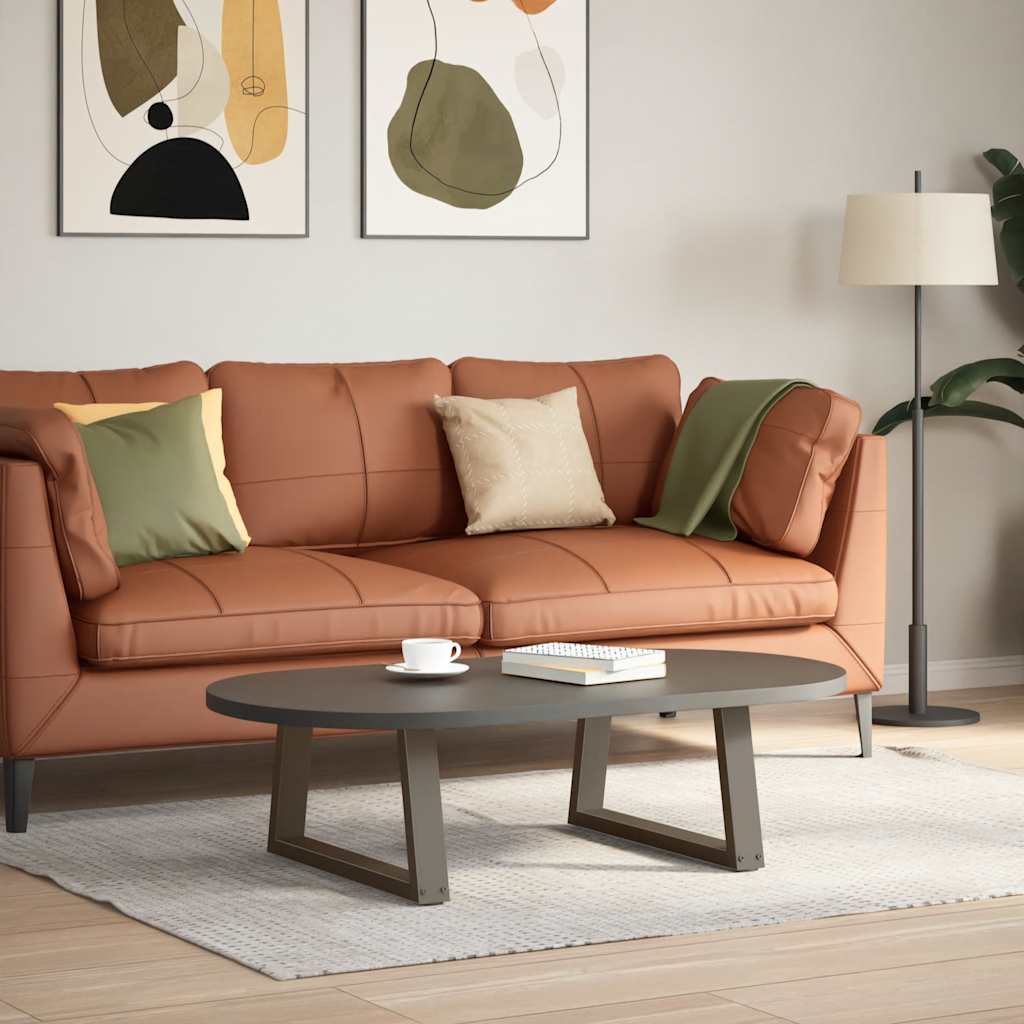 Salontafelpoten 2 st V-vormig 70x(30-31,3) cm staal naturel is nu te koop bij PeponiXL, paradijselijk wonen!