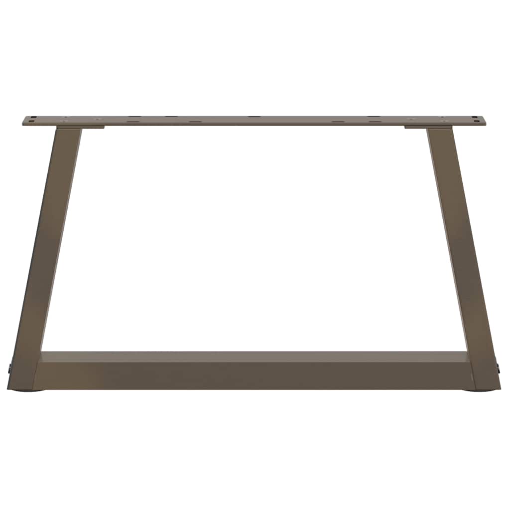 Salontafelpoten 2 st V-vormig 70x(30-31,3) cm staal naturel is nu te koop bij PeponiXL, paradijselijk wonen!