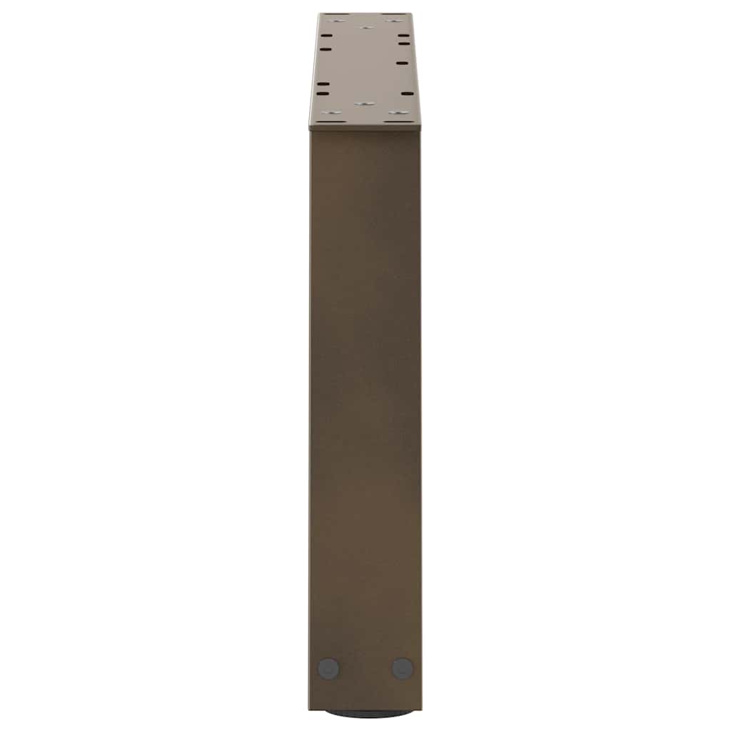Salontafelpoten 2 st V-vormig 70x(30-31,3) cm staal naturel is nu te koop bij PeponiXL, paradijselijk wonen!