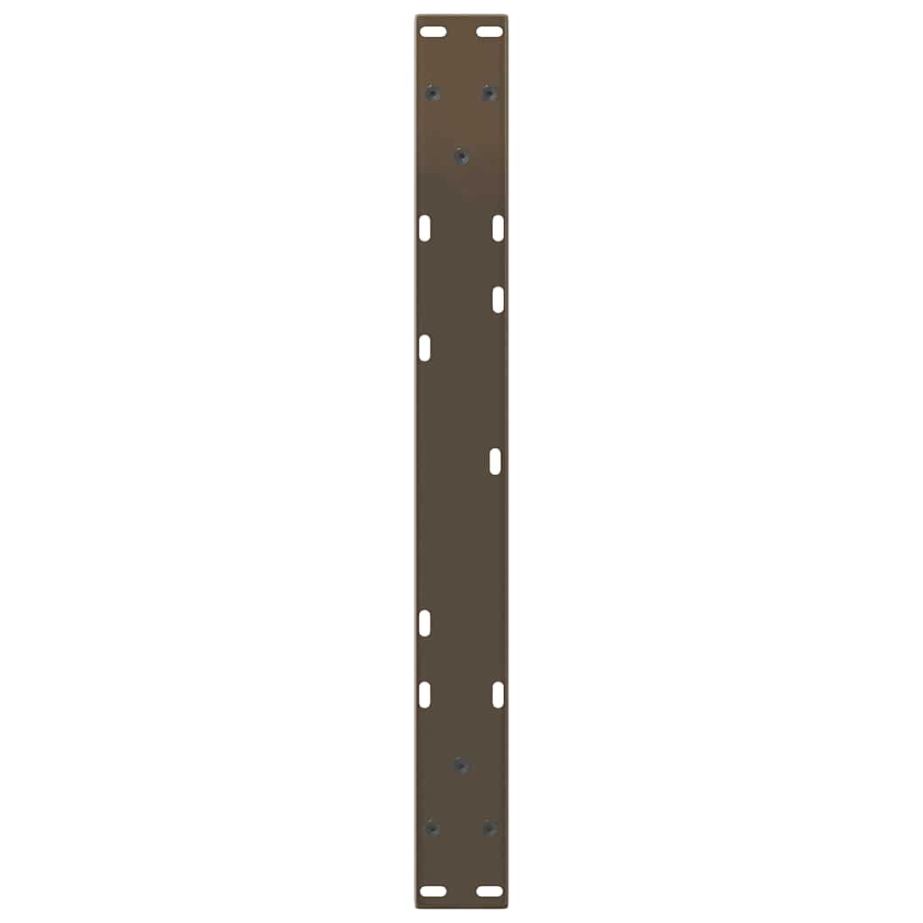 Salontafelpoten 2 st V-vormig 70x(30-31,3) cm staal naturel is nu te koop bij PeponiXL, paradijselijk wonen!