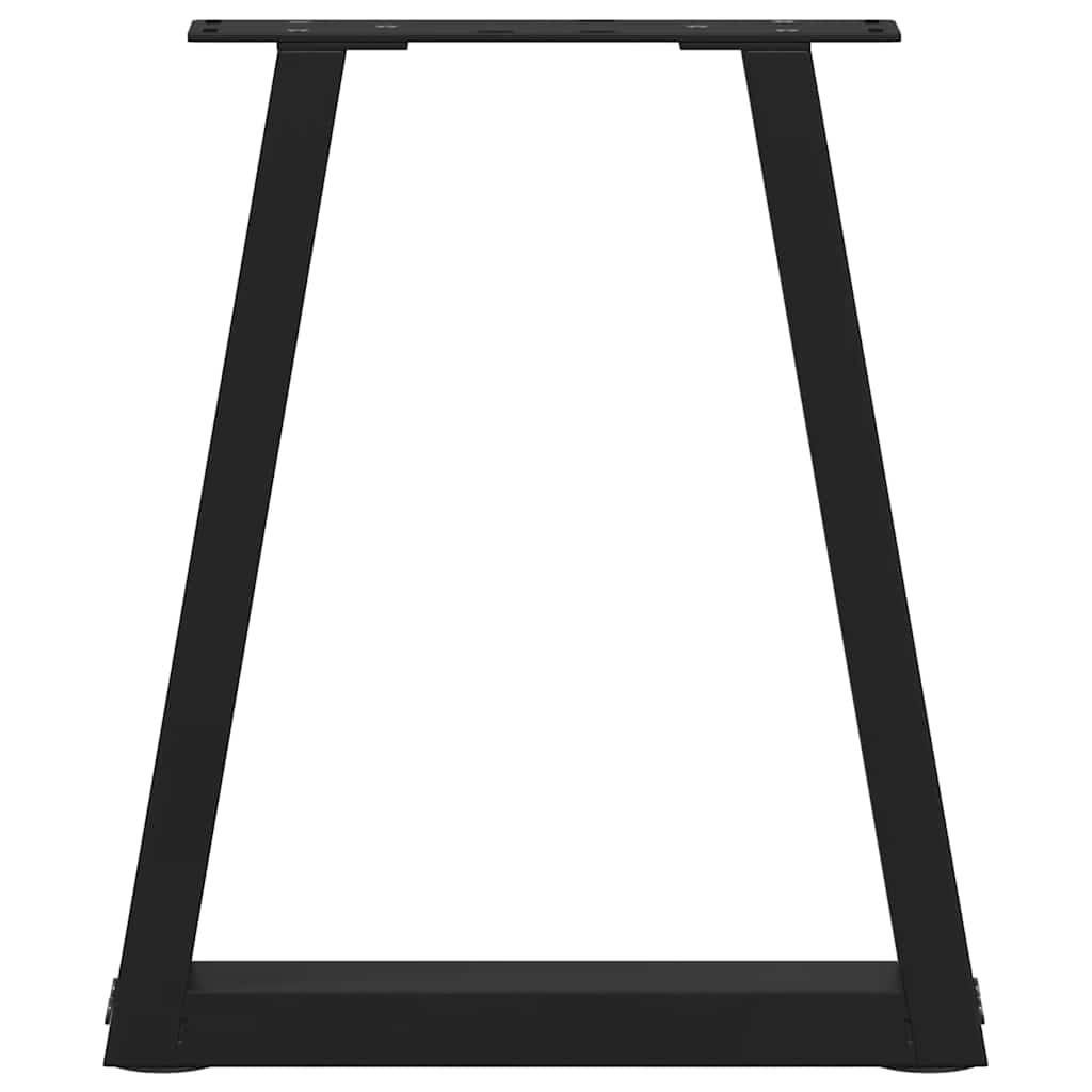 Salontafelpoten 2 st V-vormig 28x(42-43,3) cm staal zwart is nu te koop bij PeponiXL, paradijselijk wonen!