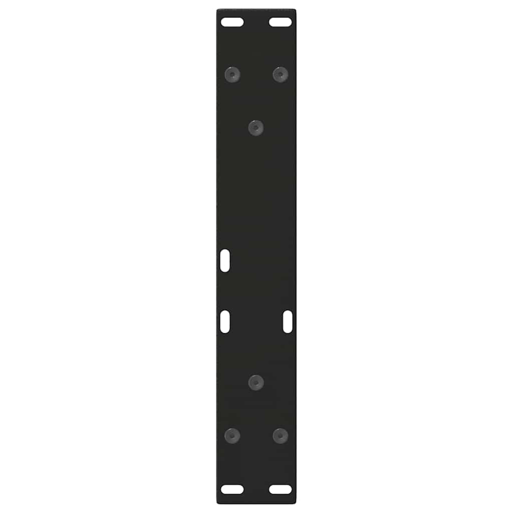 Salontafelpoten 2 st V-vormig 28x(42-43,3) cm staal zwart is nu te koop bij PeponiXL, paradijselijk wonen!