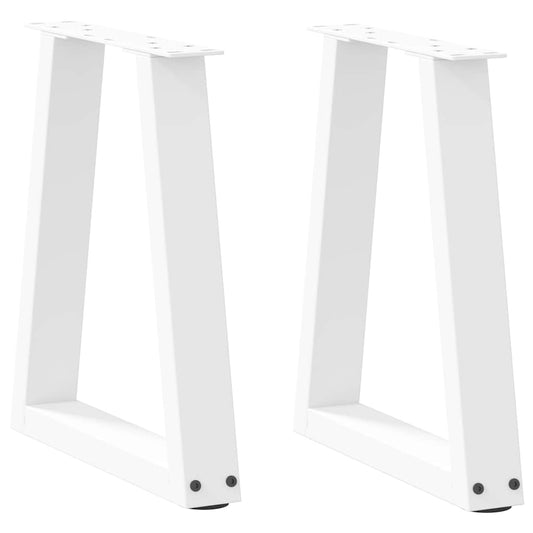 Salontafelpoten 2 st V-vormig 28x(42-43,3) cm staal wit is nu te koop bij PeponiXL, paradijselijk wonen!