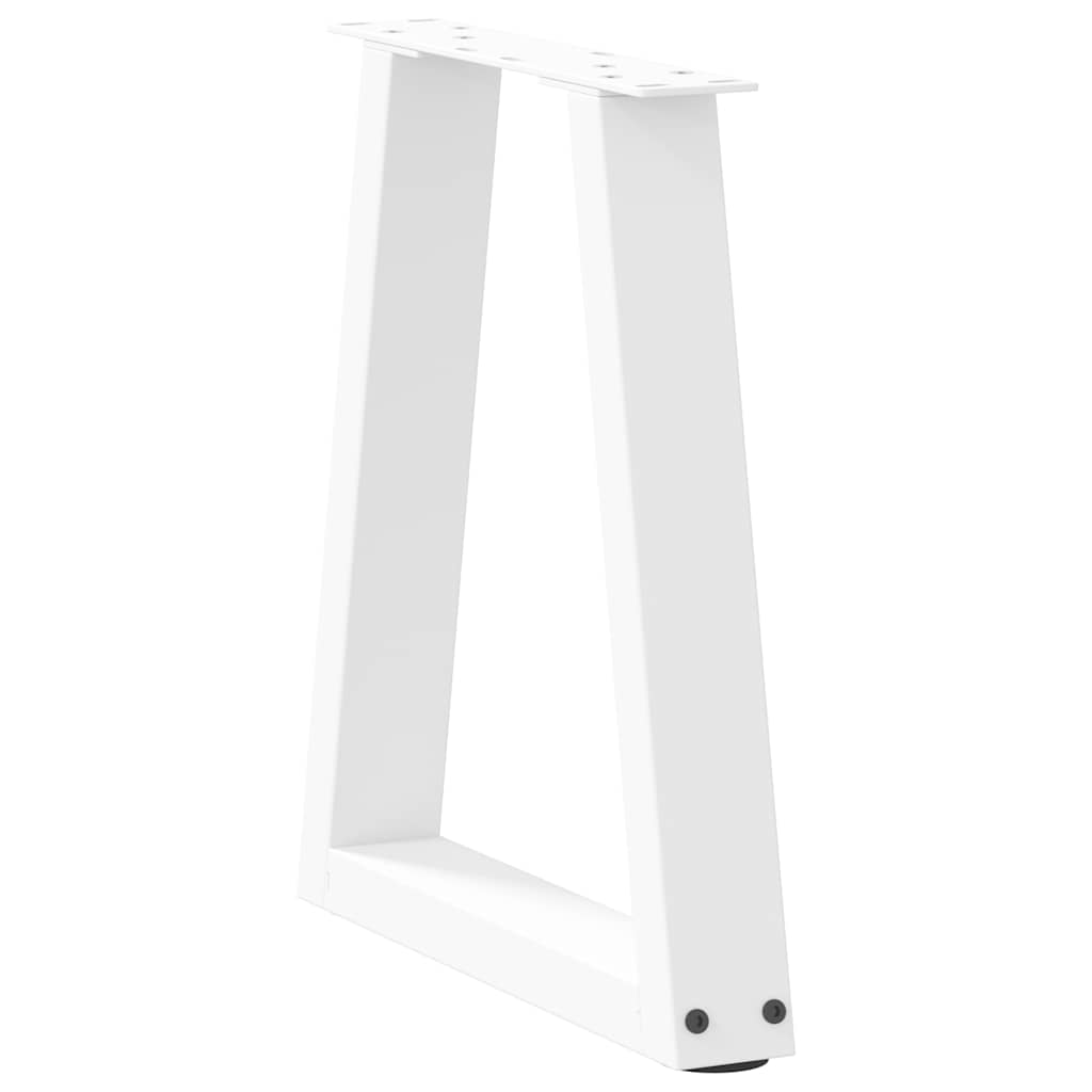 Salontafelpoten 2 st V-vormig 28x(42-43,3) cm staal wit is nu te koop bij PeponiXL, paradijselijk wonen!