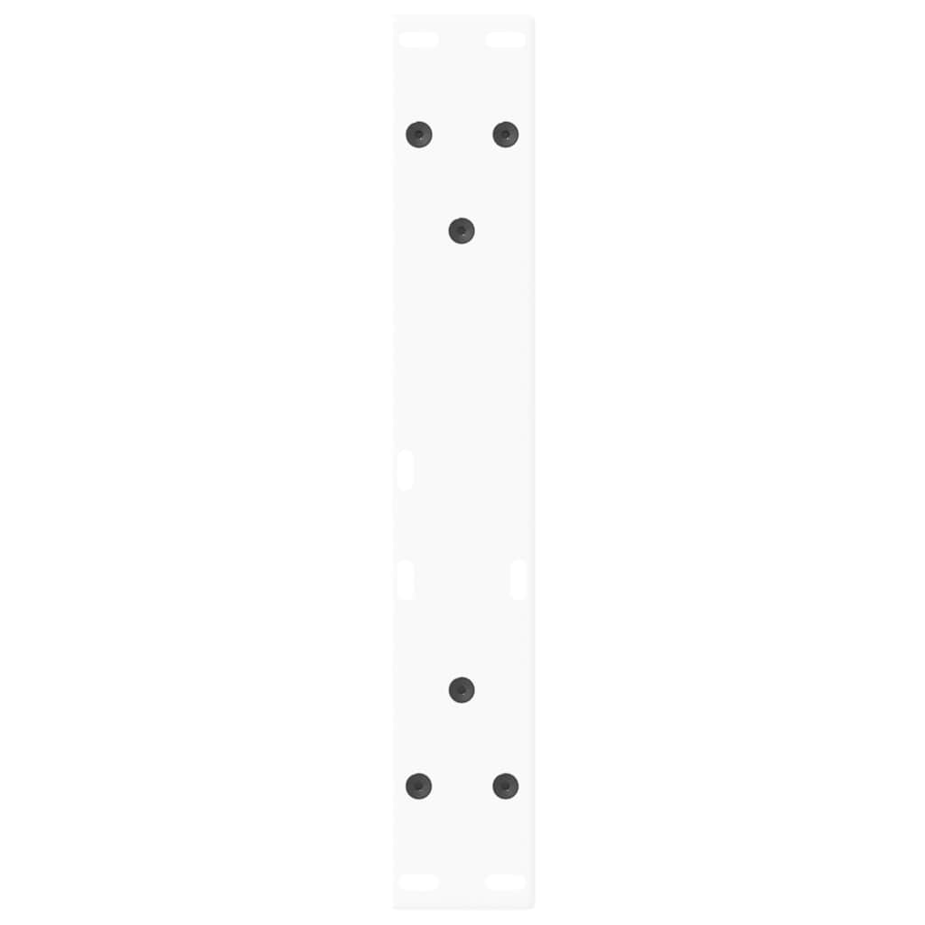 Salontafelpoten 2 st V-vormig 28x(42-43,3) cm staal wit is nu te koop bij PeponiXL, paradijselijk wonen!