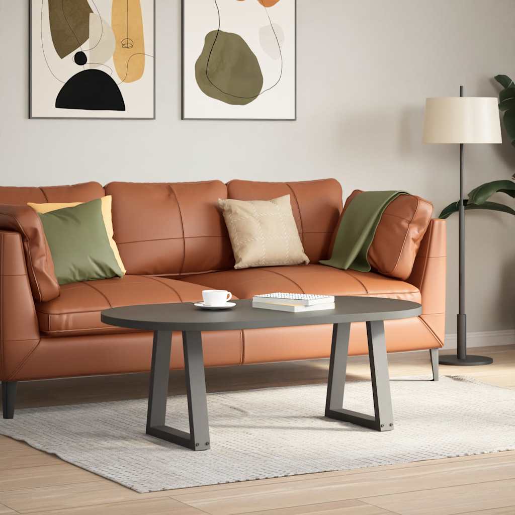 Salontafelpoten 2 st V-vormig 28x(42-43,3) cm staal antraciet is nu te koop bij PeponiXL, paradijselijk wonen!