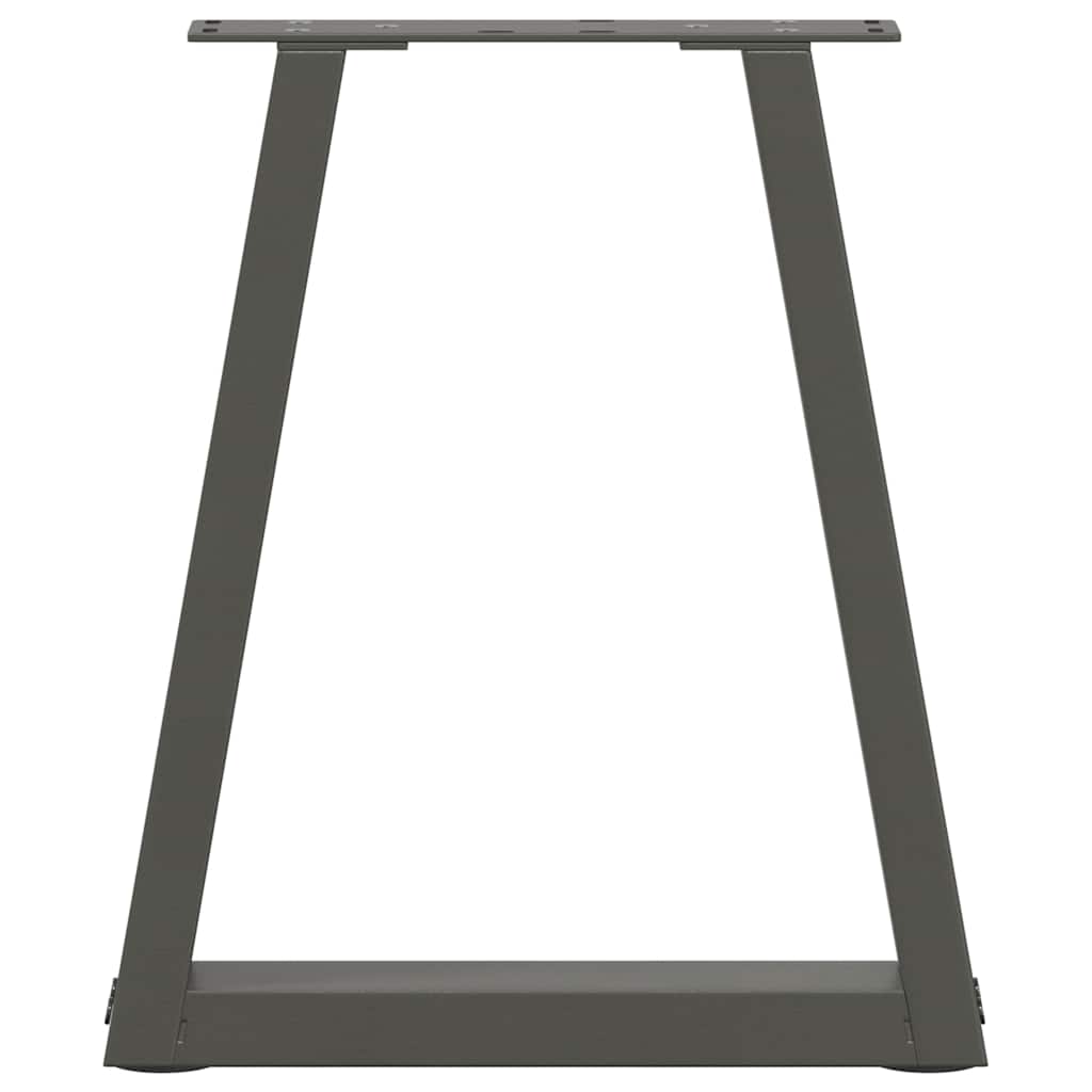 Salontafelpoten 2 st V-vormig 28x(42-43,3) cm staal antraciet is nu te koop bij PeponiXL, paradijselijk wonen!