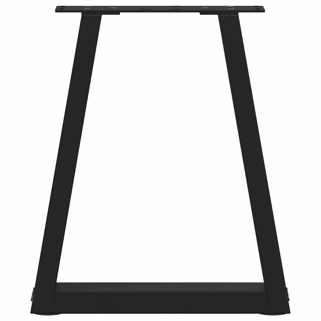 Salontafelpoten 2 st V-vormig 38x(42-43,3) cm staal zwart is nu te koop bij PeponiXL, paradijselijk wonen!