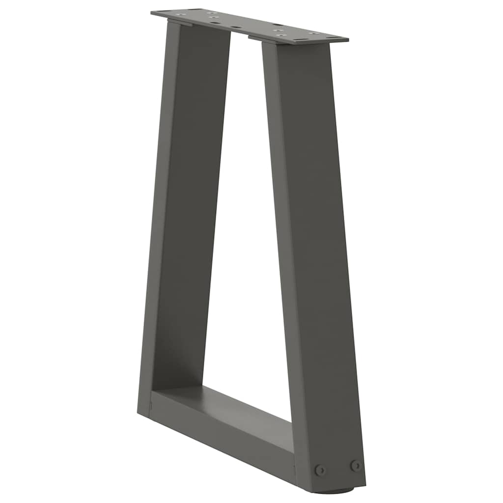 Salontafelpoten 2 st V-vormig 38x(42-43,3) cm staal antraciet is nu te koop bij PeponiXL, paradijselijk wonen!