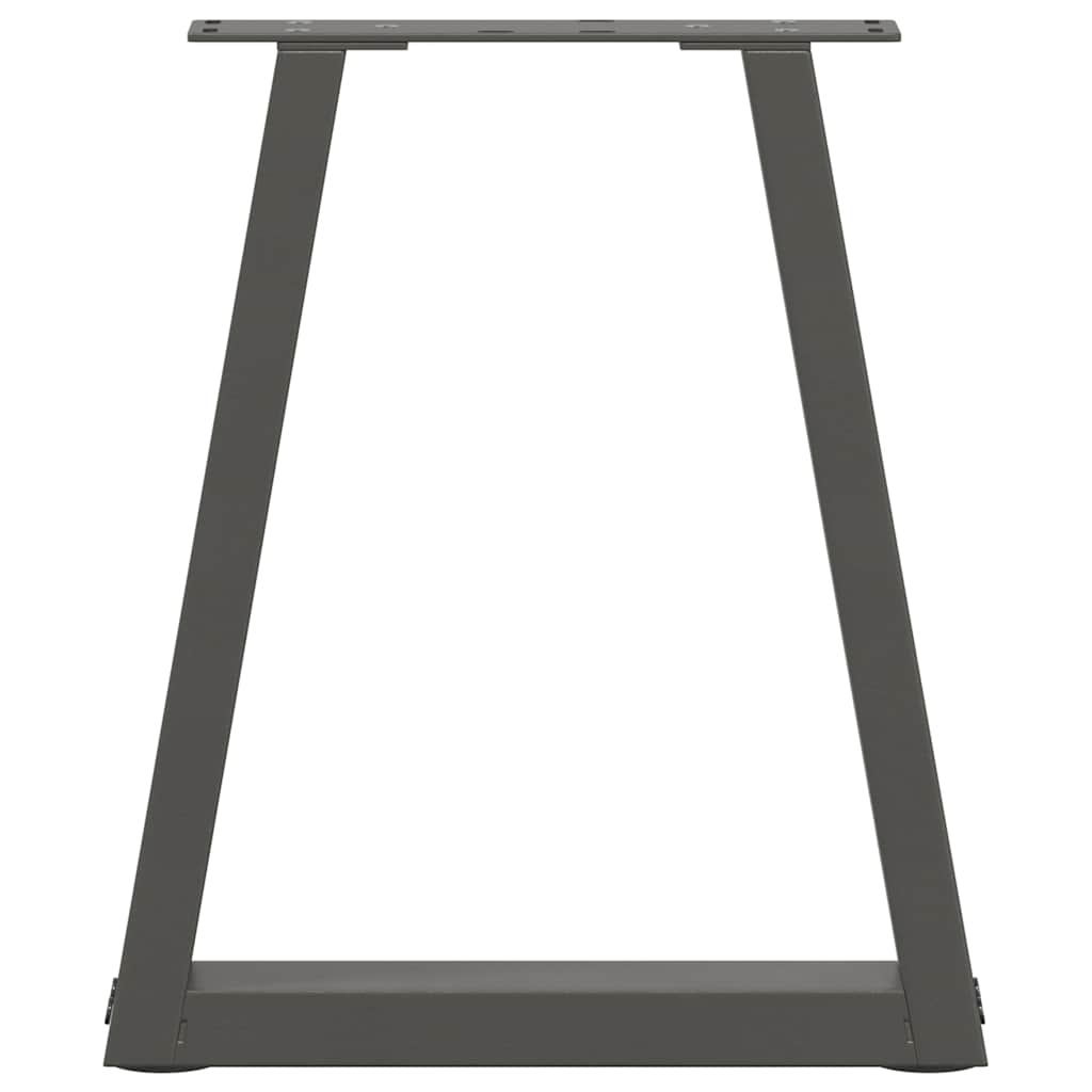 Salontafelpoten 2 st V-vormig 38x(42-43,3) cm staal antraciet is nu te koop bij PeponiXL, paradijselijk wonen!
