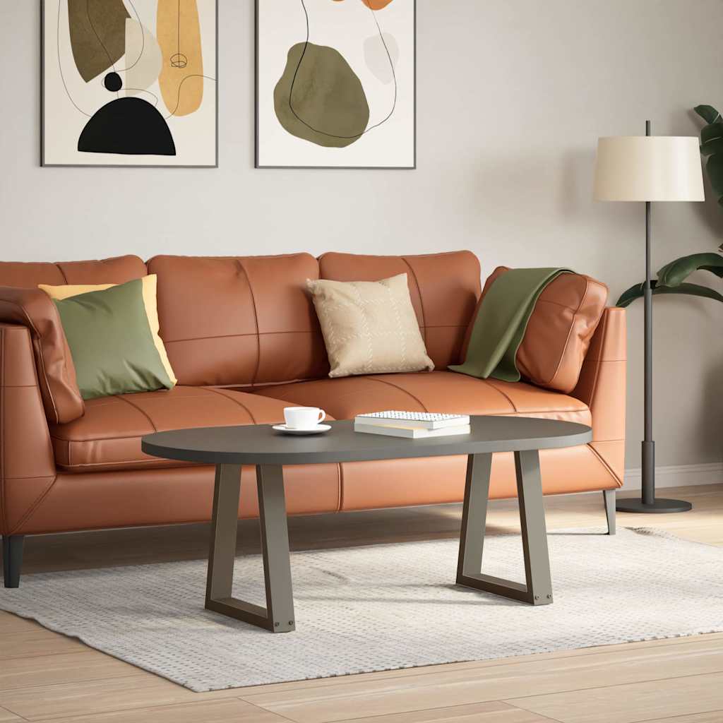 Salontafelpoten 2 st V-vormig 38x(42-43,3) cm staal naturel is nu te koop bij PeponiXL, paradijselijk wonen!