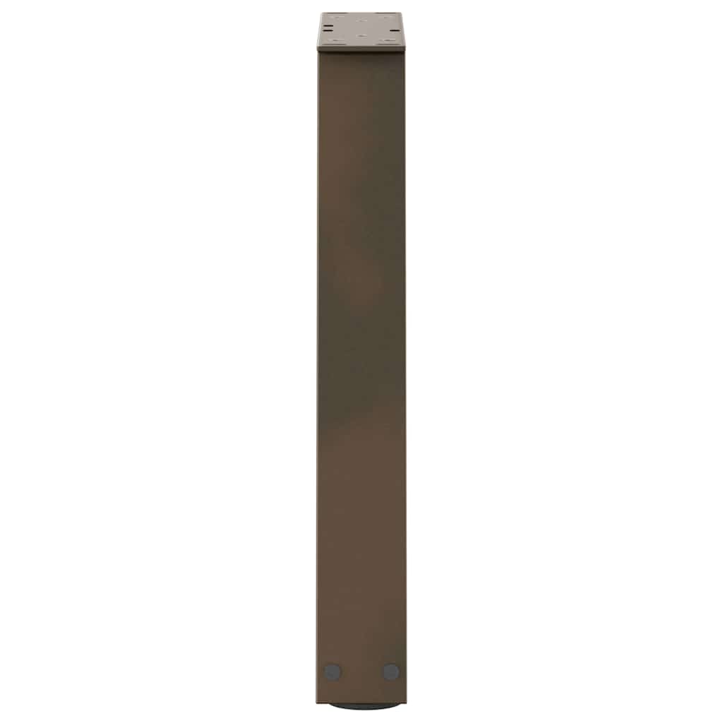 Salontafelpoten 2 st V-vormig 38x(42-43,3) cm staal naturel is nu te koop bij PeponiXL, paradijselijk wonen!
