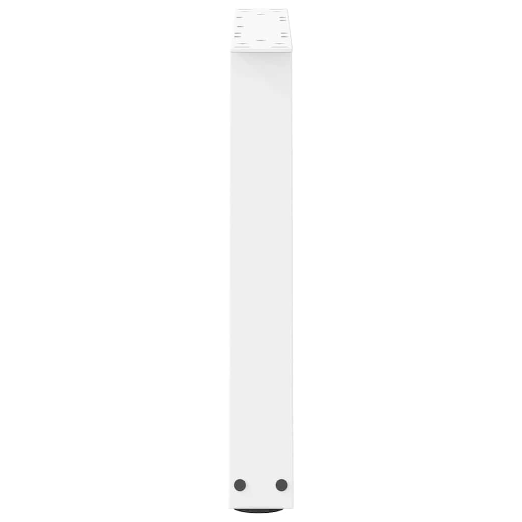 Salontafelpoten 2 st V-vormig 50x(42-43,3) cm staal wit is nu te koop bij PeponiXL, paradijselijk wonen!