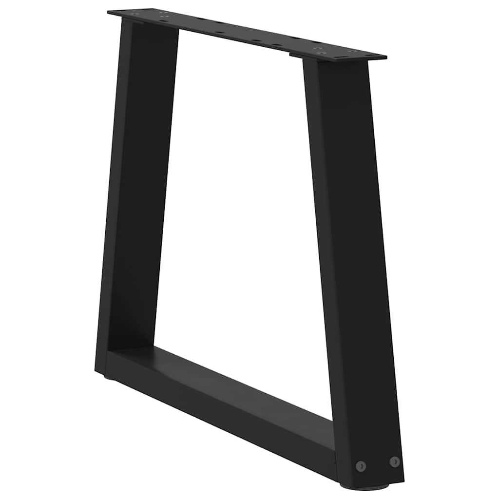 Salontafelpoten 2 st V-vormig 60x(42-43,3) cm staal zwart is nu te koop bij PeponiXL, paradijselijk wonen!