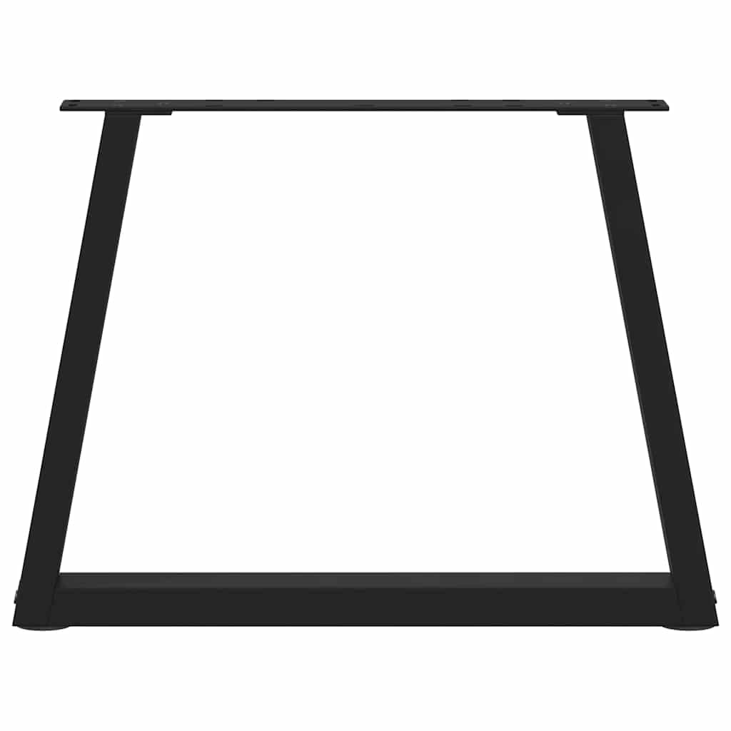 Salontafelpoten 2 st V-vormig 60x(42-43,3) cm staal zwart is nu te koop bij PeponiXL, paradijselijk wonen!