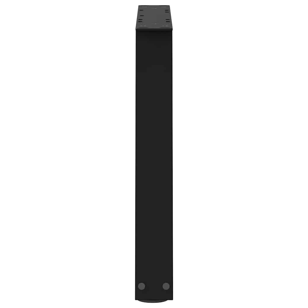 Salontafelpoten 2 st V-vormig 60x(42-43,3) cm staal zwart is nu te koop bij PeponiXL, paradijselijk wonen!