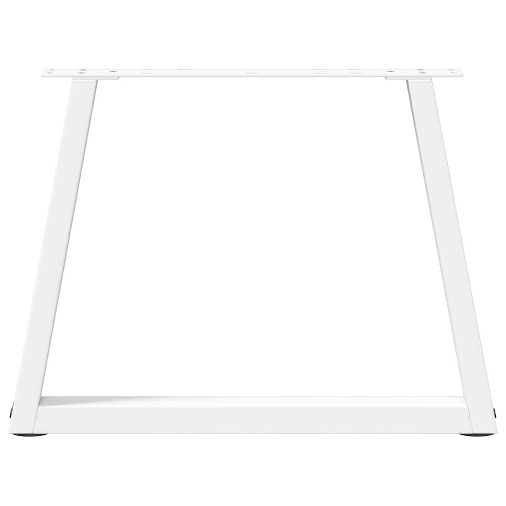 Salontafelpoten 2 st V-vormig 60x(42-43,3) cm staal wit is nu te koop bij PeponiXL, paradijselijk wonen!