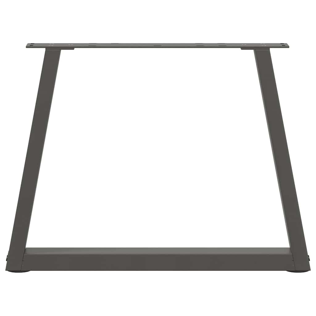 Salontafelpoten 2 st V-vormig 60x(42-43,3) cm staal antraciet is nu te koop bij PeponiXL, paradijselijk wonen!