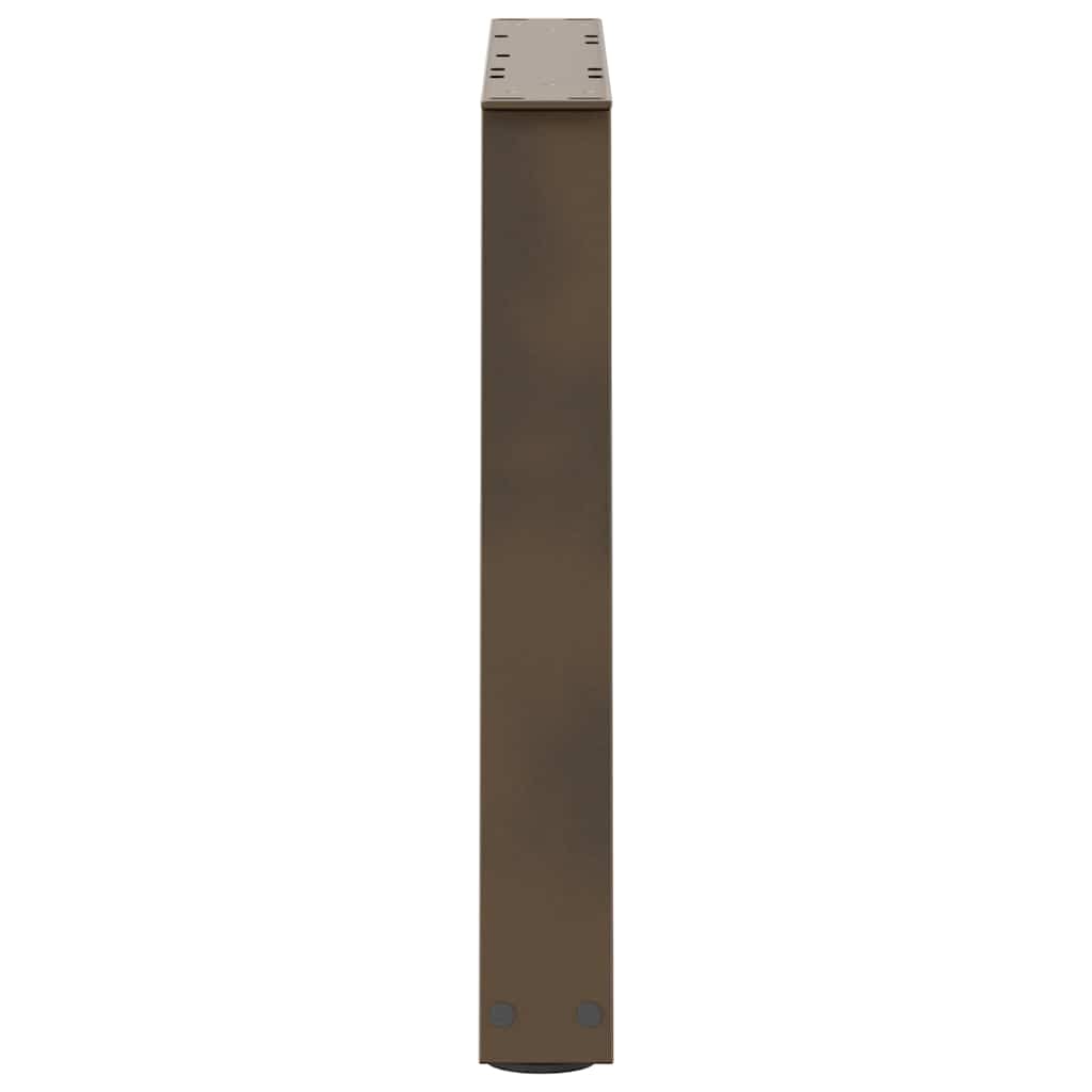 Salontafelpoten 2 st V-vormig 60x(42-43,3) cm staal naturel is nu te koop bij PeponiXL, paradijselijk wonen!