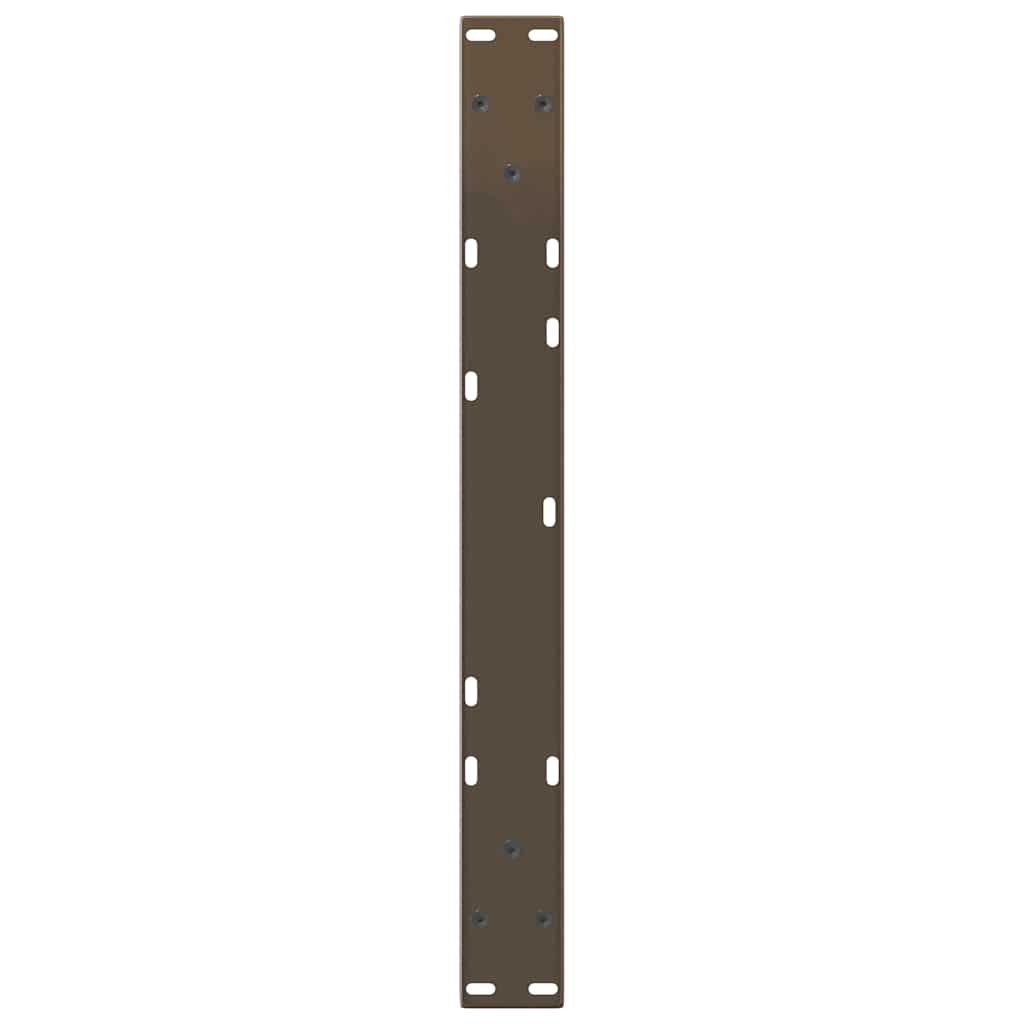 Salontafelpoten 2 st V-vormig 60x(42-43,3) cm staal naturel is nu te koop bij PeponiXL, paradijselijk wonen!