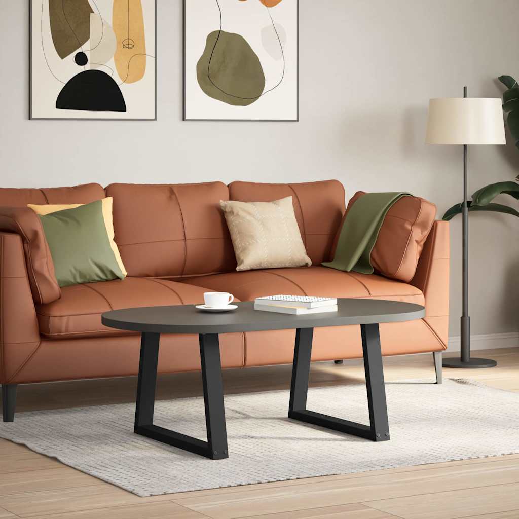 Salontafelpoten 2 st V-vormig 70x(42-43,3) cm staal zwart is nu te koop bij PeponiXL, paradijselijk wonen!