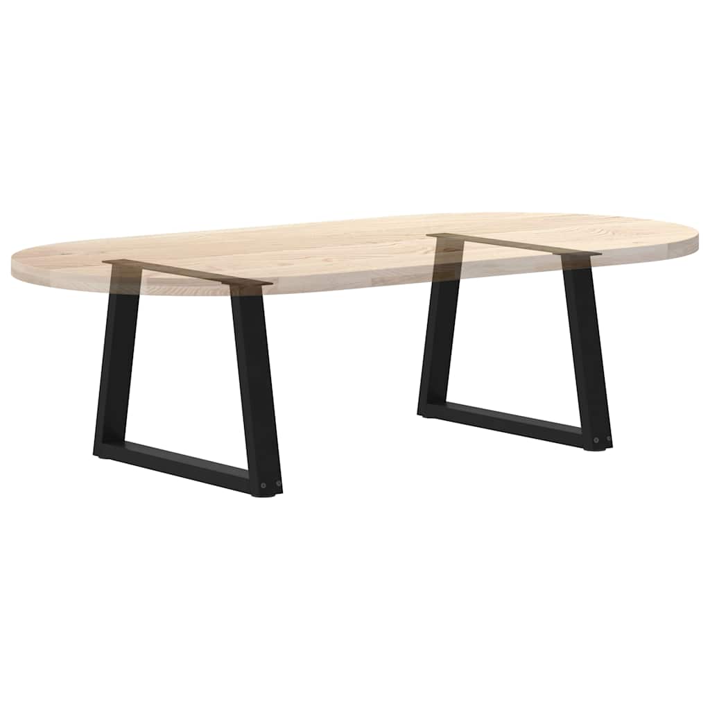 Salontafelpoten 2 st V-vormig 70x(42-43,3) cm staal zwart is nu te koop bij PeponiXL, paradijselijk wonen!