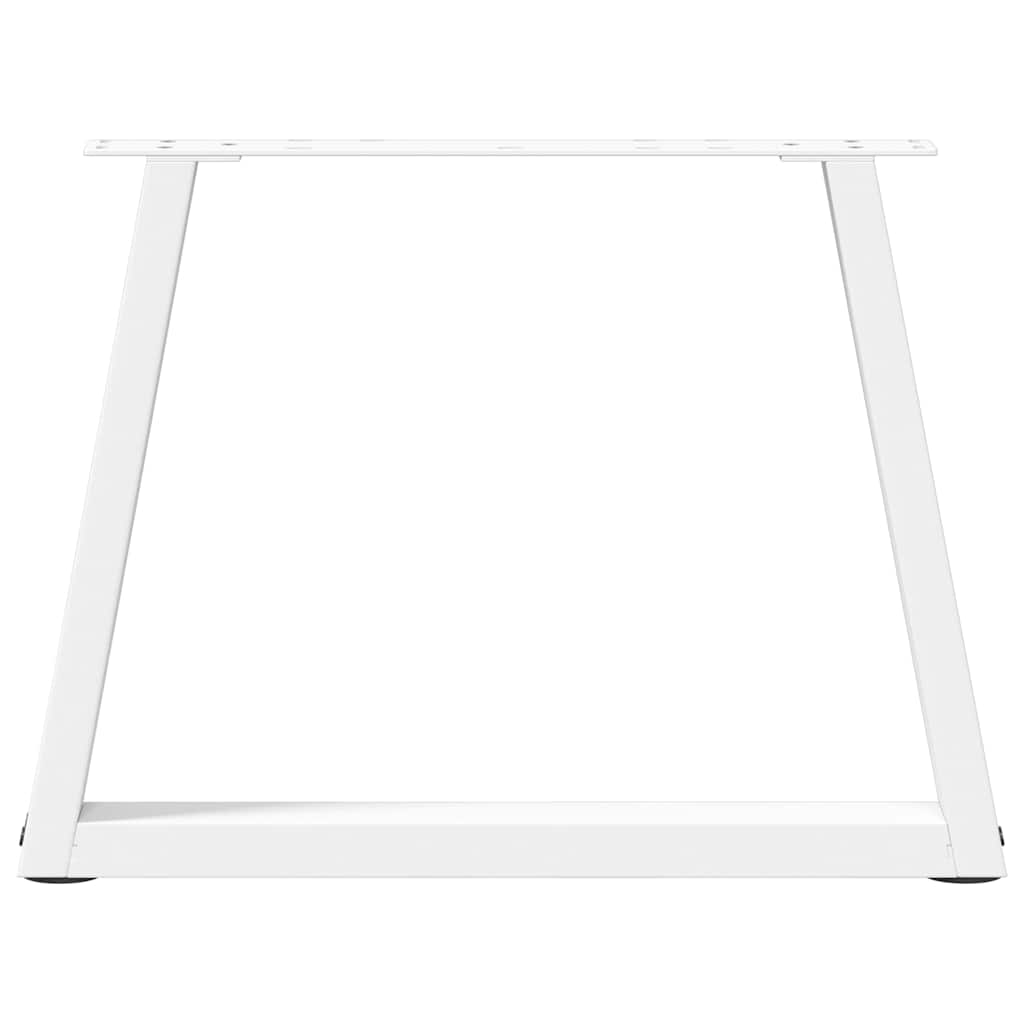 Salontafelpoten 2 st V-vormig 70x(42-43,3) cm staal wit is nu te koop bij PeponiXL, paradijselijk wonen!