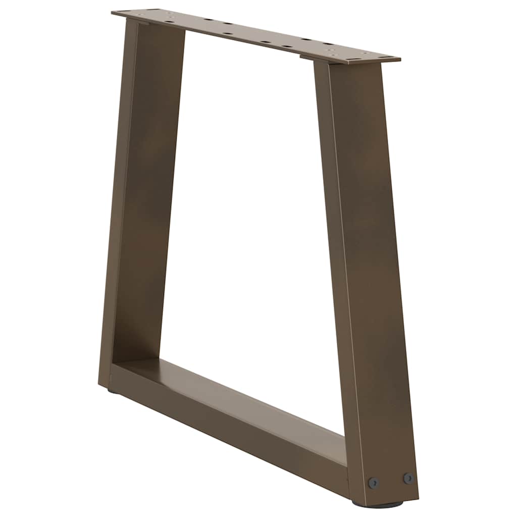 Salontafelpoten 2 st V-vormig 70x(42-43,3) cm staal naturel is nu te koop bij PeponiXL, paradijselijk wonen!