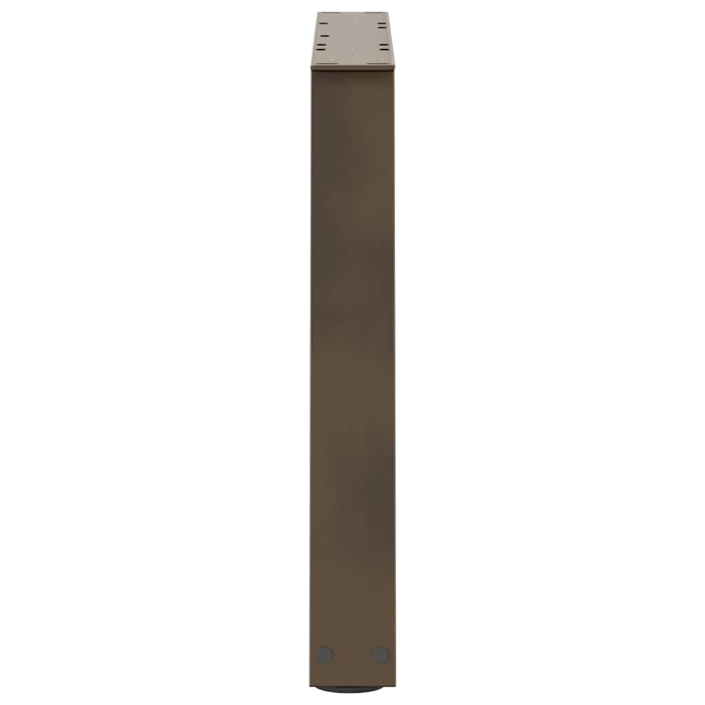 Salontafelpoten 2 st V-vormig 70x(42-43,3) cm staal naturel is nu te koop bij PeponiXL, paradijselijk wonen!