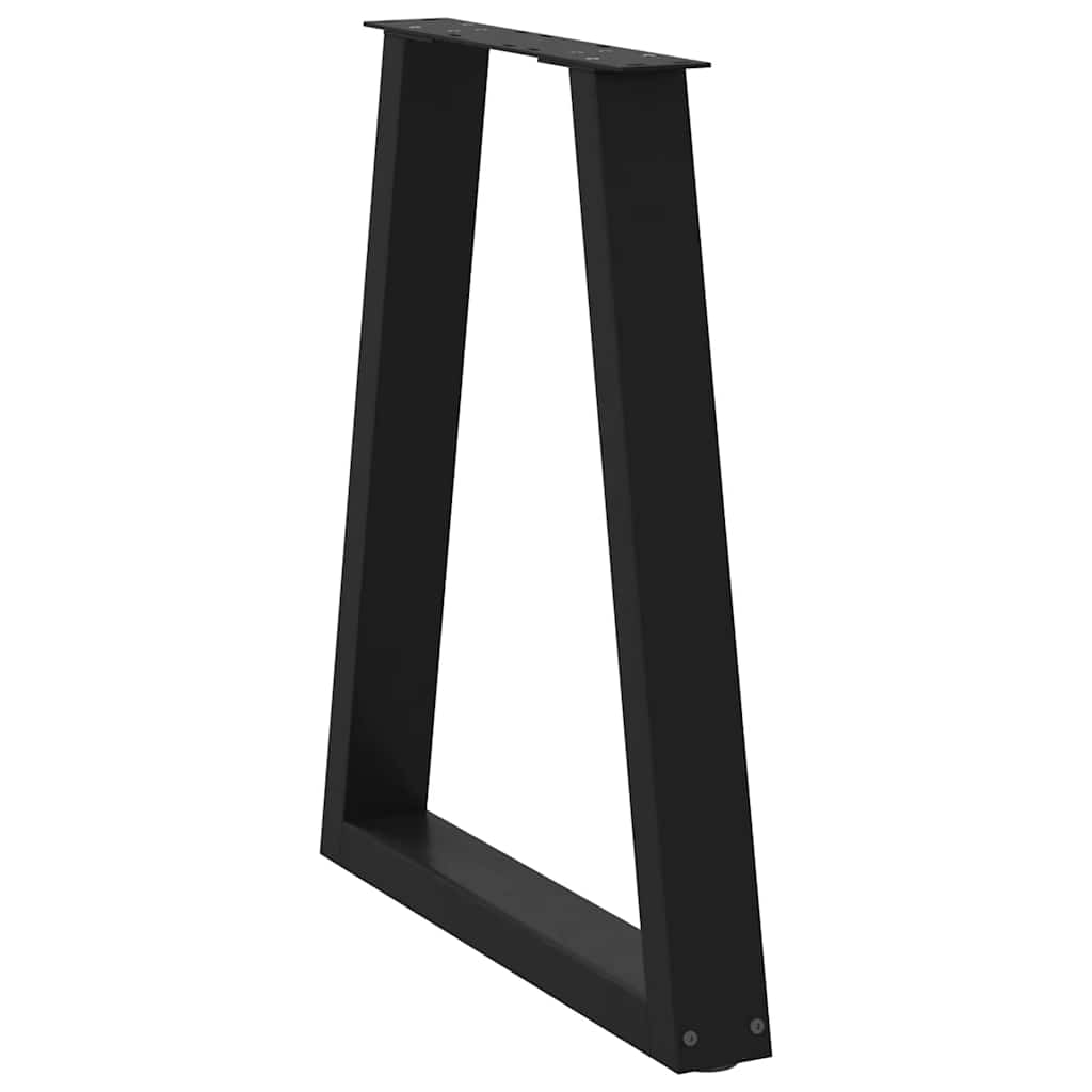 Eettafelpoten 2 st V-vormig 50x(72-73,3) cm staal zwart is nu te koop bij PeponiXL, paradijselijk wonen!