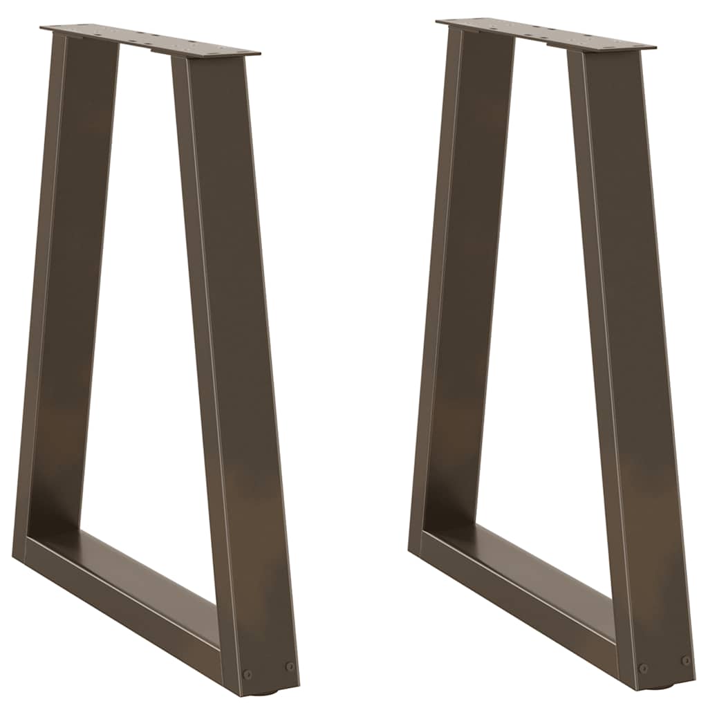 Eettafelpoten 2 st V-vormig 50x(72-73,3) cm staal naturel is nu te koop bij PeponiXL, paradijselijk wonen!