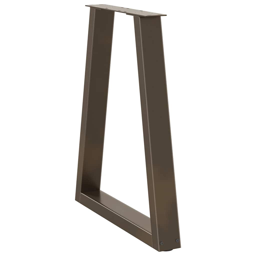 Eettafelpoten 2 st V-vormig 50x(72-73,3) cm staal naturel is nu te koop bij PeponiXL, paradijselijk wonen!