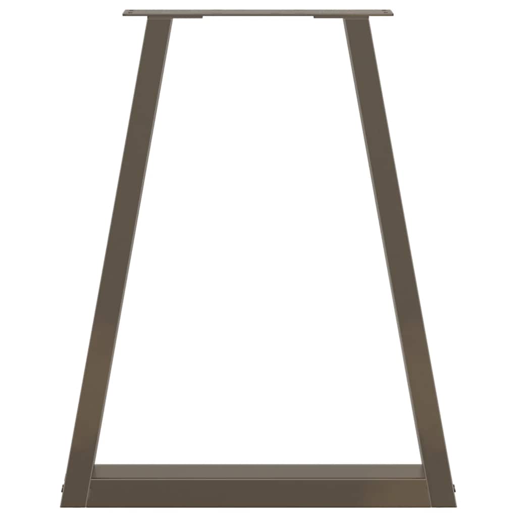 Eettafelpoten 2 st V-vormig 50x(72-73,3) cm staal naturel is nu te koop bij PeponiXL, paradijselijk wonen!