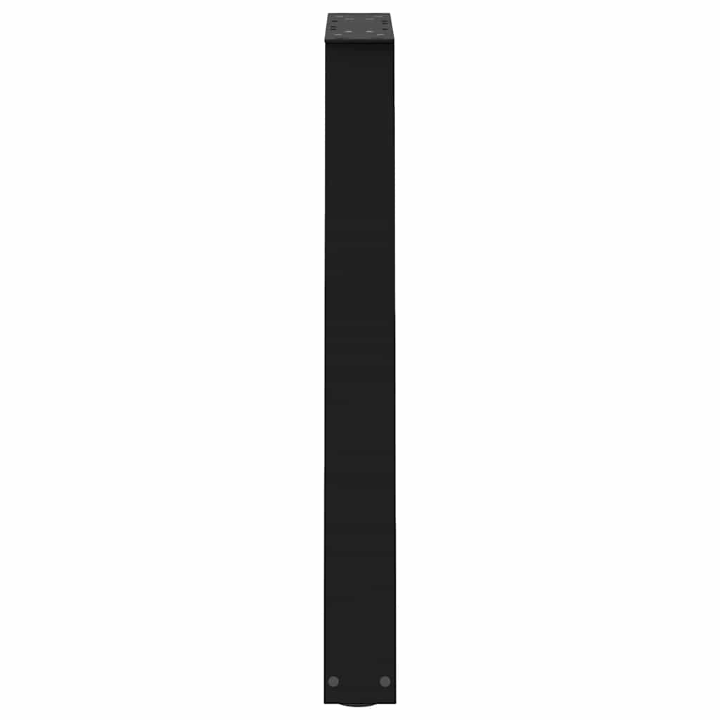 Eettafelpoten 2 st V-vormig 60x(72-73,3) cm staal zwart is nu te koop bij PeponiXL, paradijselijk wonen!