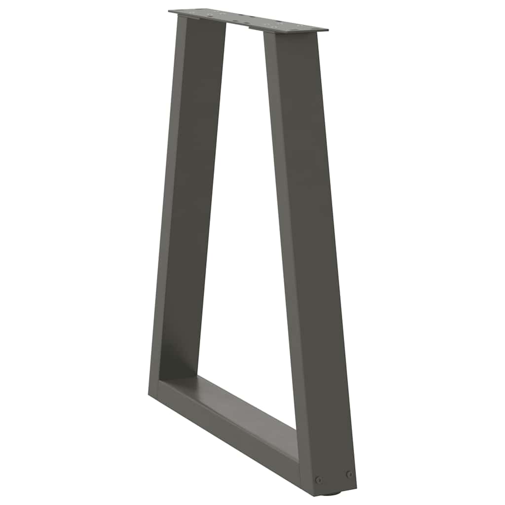 Eettafelpoten 2 st V-vormig 60x(72-73,3) cm staal antraciet is nu te koop bij PeponiXL, paradijselijk wonen!