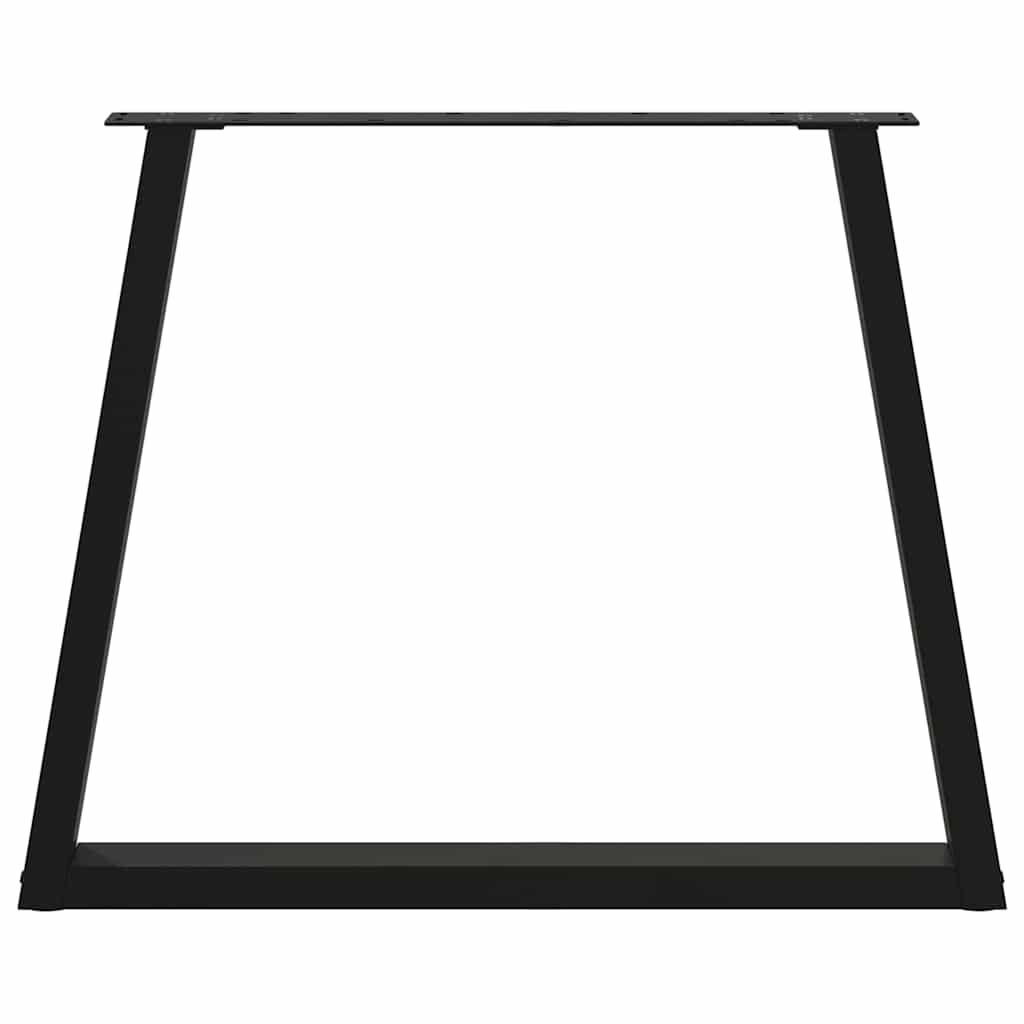 Eettafelpoten 2 st V-vormig 70x(72-73,3) cm staal zwart is nu te koop bij PeponiXL, paradijselijk wonen!