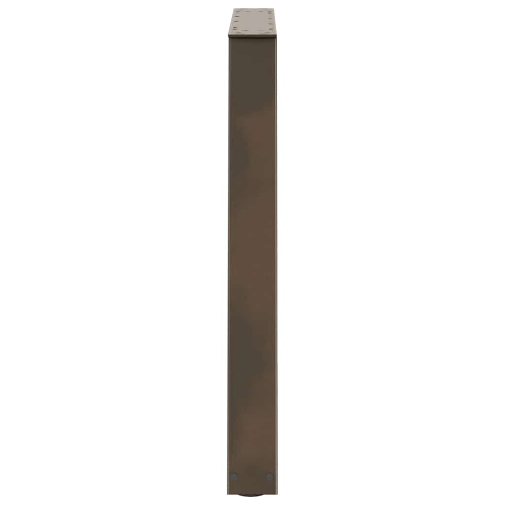Eettafelpoten 2 st V-vormig 80x(72-73,3) cm staal naturel is nu te koop bij PeponiXL, paradijselijk wonen!