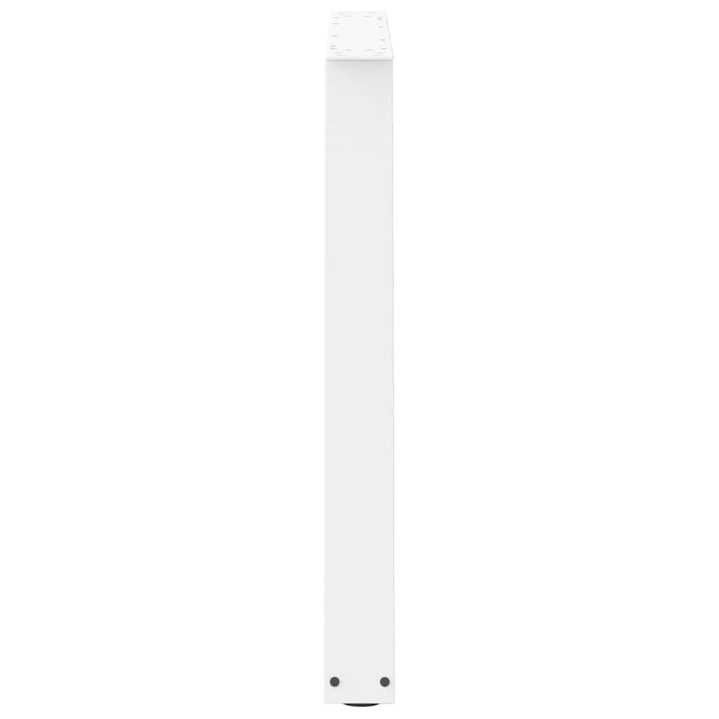 Eettafelpoten 2 st V-vormig 90x(72-73,3) cm staal wit is nu te koop bij PeponiXL, paradijselijk wonen!