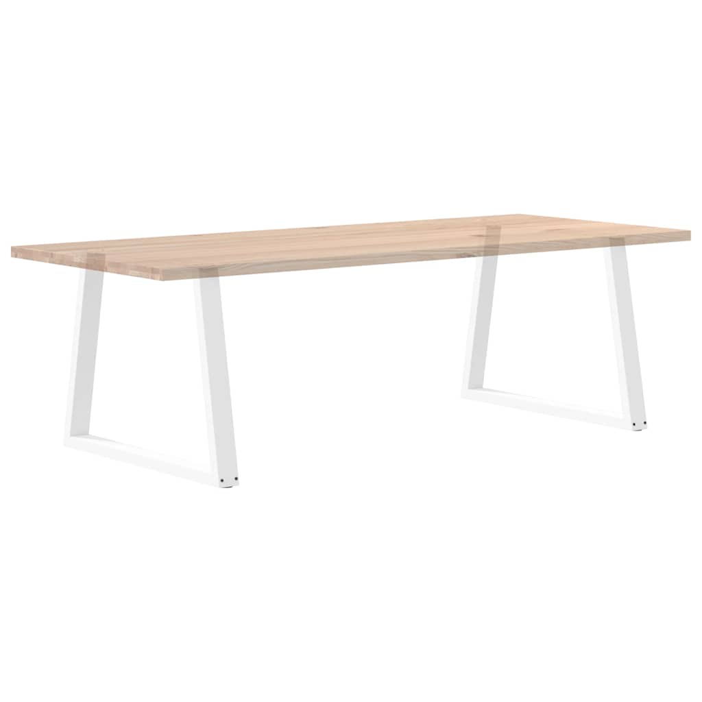 Eettafelpoten 2 st V-vormig 90x(72-73,3) cm staal wit is nu te koop bij PeponiXL, paradijselijk wonen!