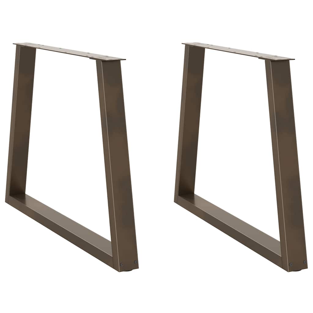 Eettafelpoten 2 st V-vormig 90x(72-73,3) cm staal naturel is nu te koop bij PeponiXL, paradijselijk wonen!