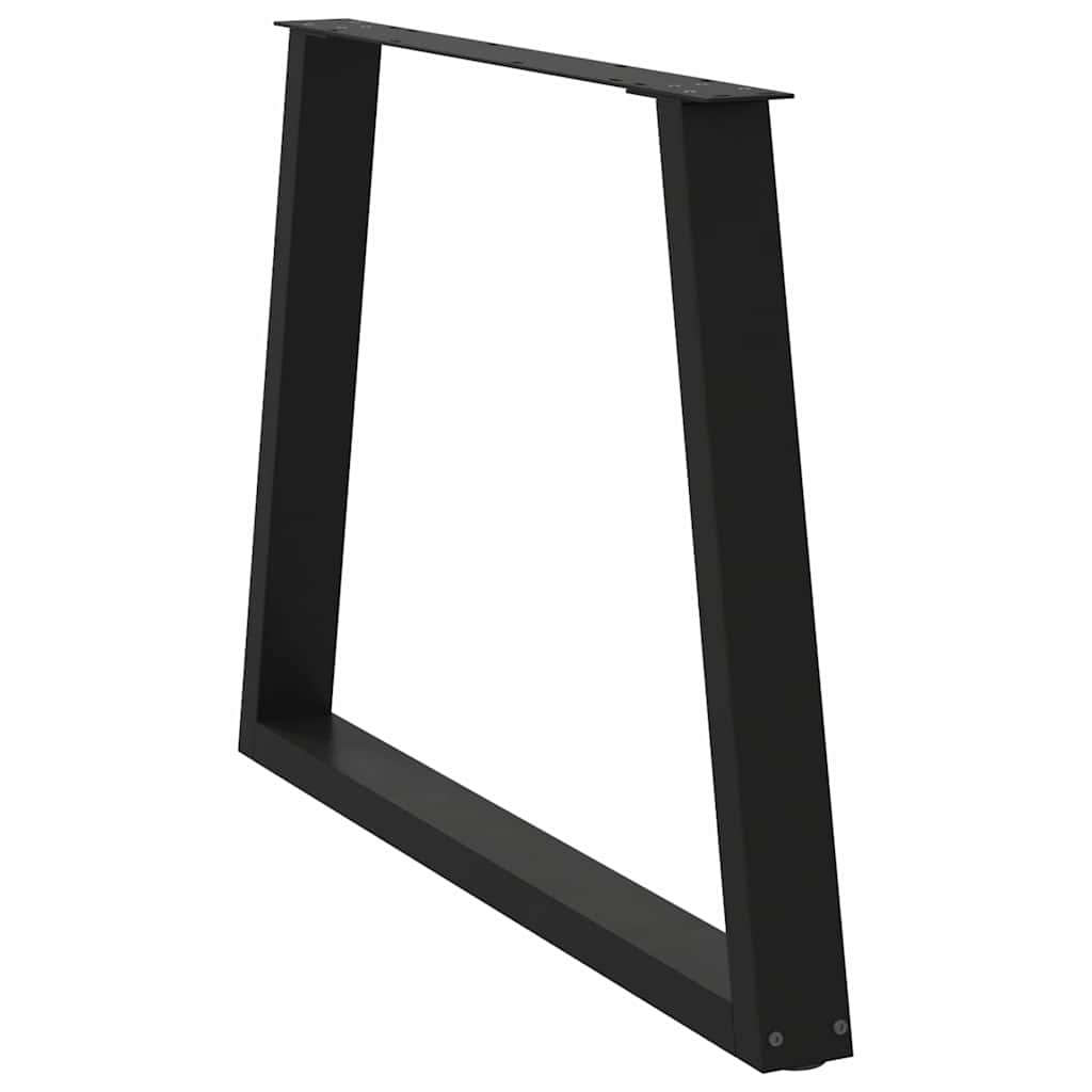 Eettafelpoten 2 st V-vormig 100x(72-73,3) cm staal zwart is nu te koop bij PeponiXL, paradijselijk wonen!