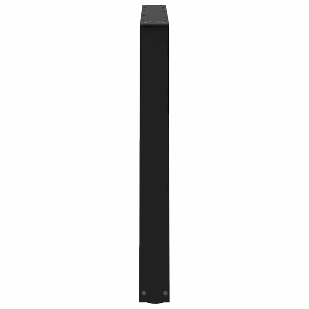 Eettafelpoten 2 st V-vormig 100x(72-73,3) cm staal zwart is nu te koop bij PeponiXL, paradijselijk wonen!