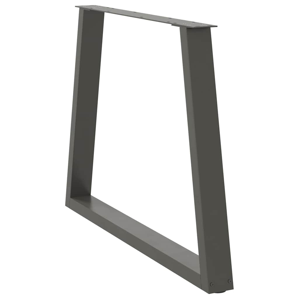 Eettafelpoten 2 st V-vormig 100x(72-73,3) cm staal antraciet is nu te koop bij PeponiXL, paradijselijk wonen!