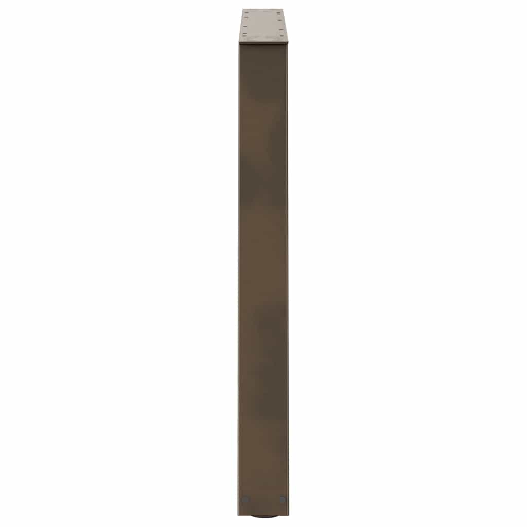 Eettafelpoten 2 st V-vormig 100x(72-73,3) cm staal naturel is nu te koop bij PeponiXL, paradijselijk wonen!