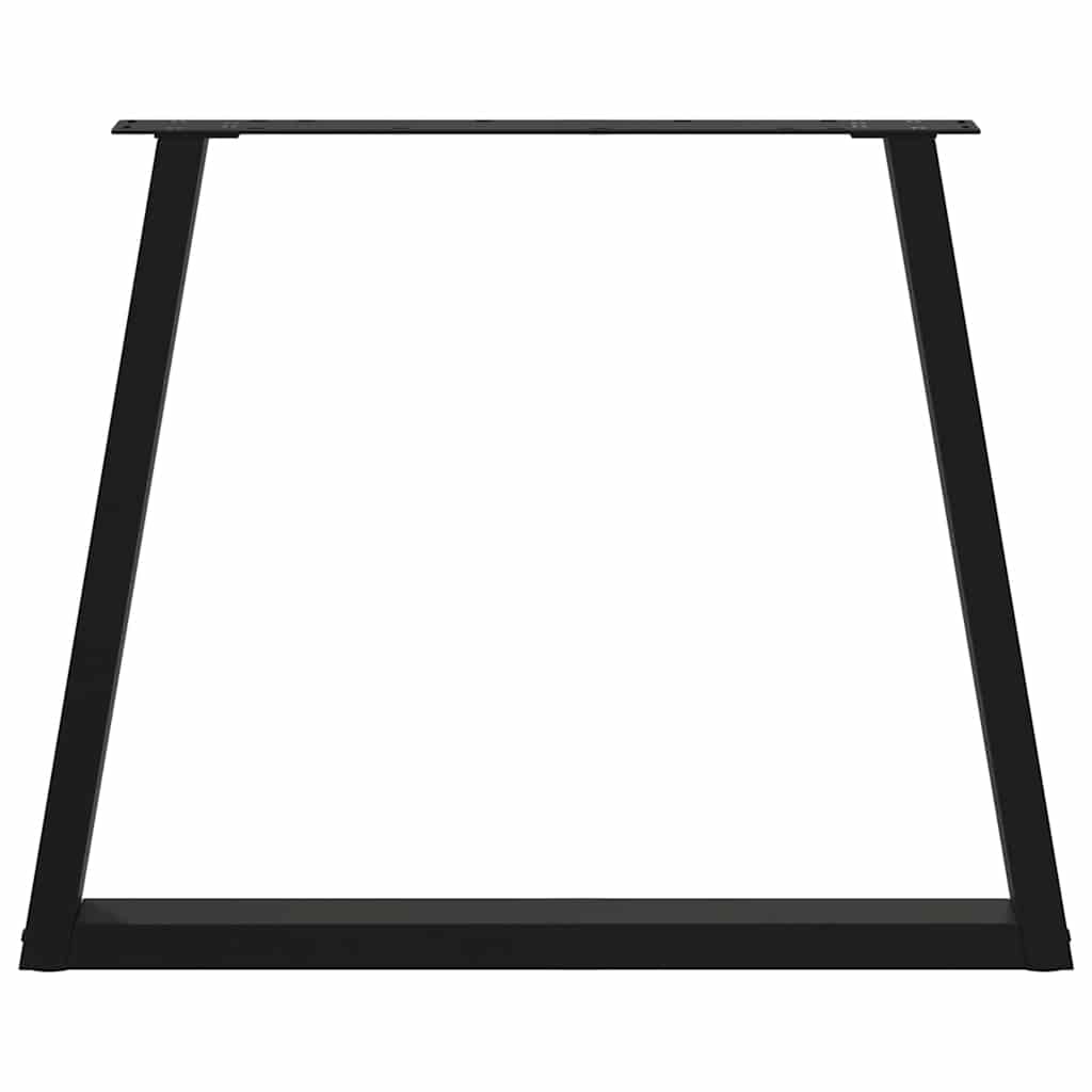 Eettafelpoten 3 st V-vormig 70x(72-73,3) cm staal zwart is nu te koop bij PeponiXL, paradijselijk wonen!
