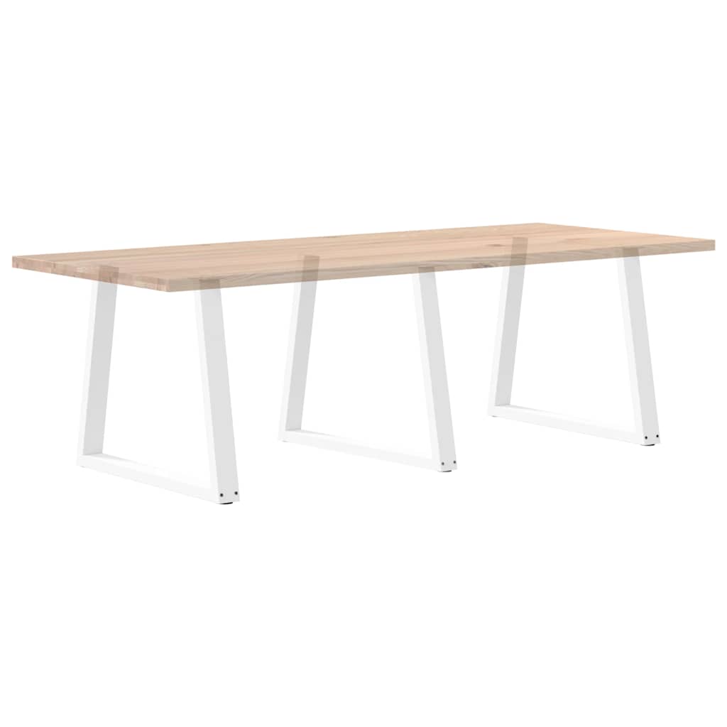 Eettafelpoten 3 st V-vormig 70x(72-73,3) cm staal wit is nu te koop bij PeponiXL, paradijselijk wonen!